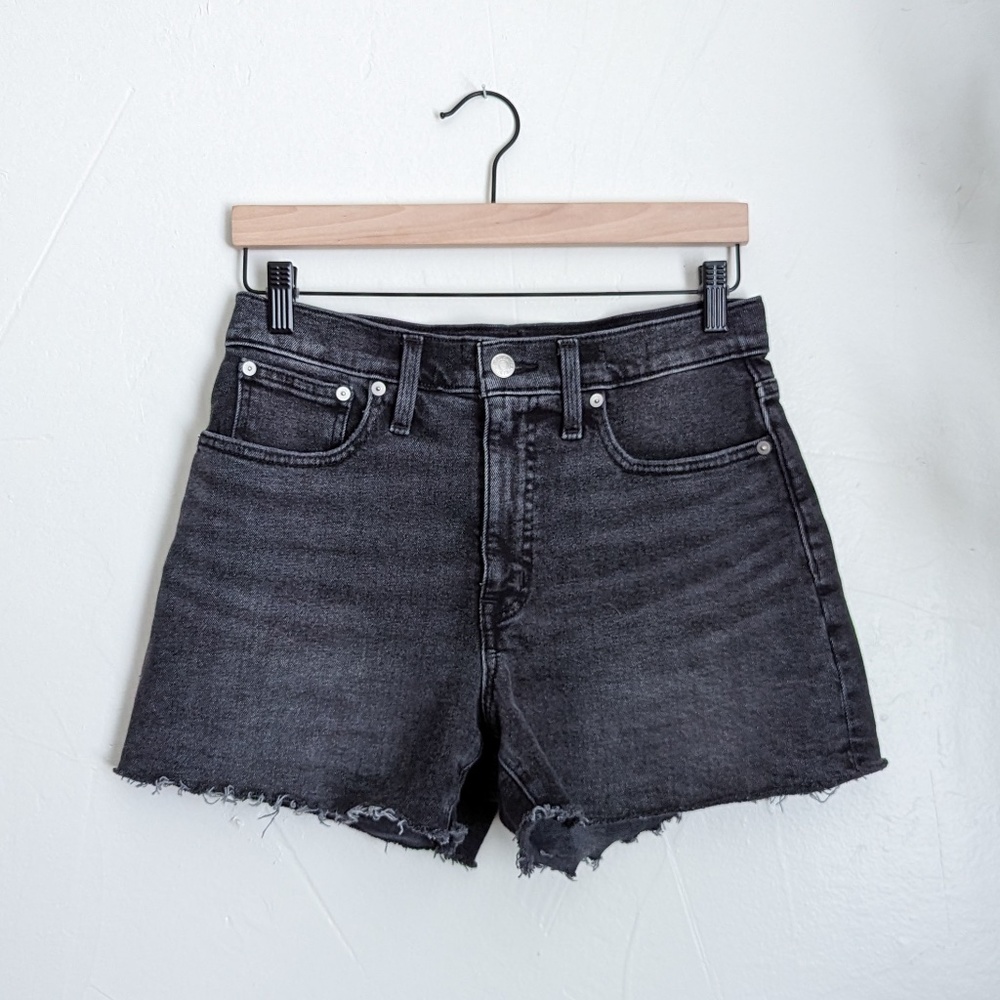 Madewell Black High Rise Denim Shorts- 27